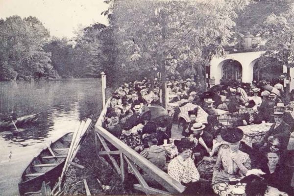 Das Teichhaus Bad Nauheim in den 50ern