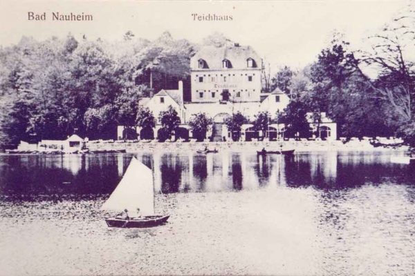 Postkarte vom Teichhaus Bad Nauheim