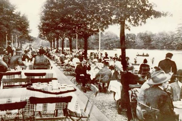 Die Promenade vom Teichhaus in den 50ern